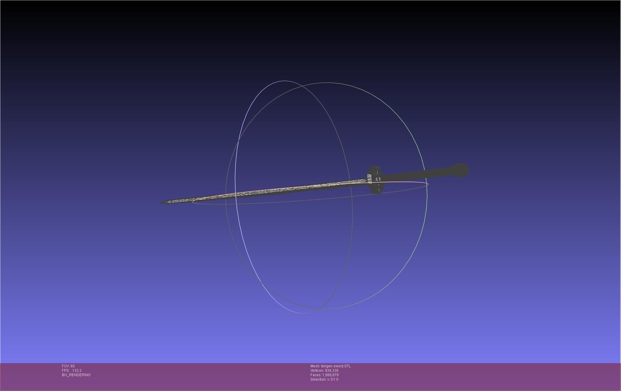 Demon Slayer Uzui Tengen Sword 3D print model_47