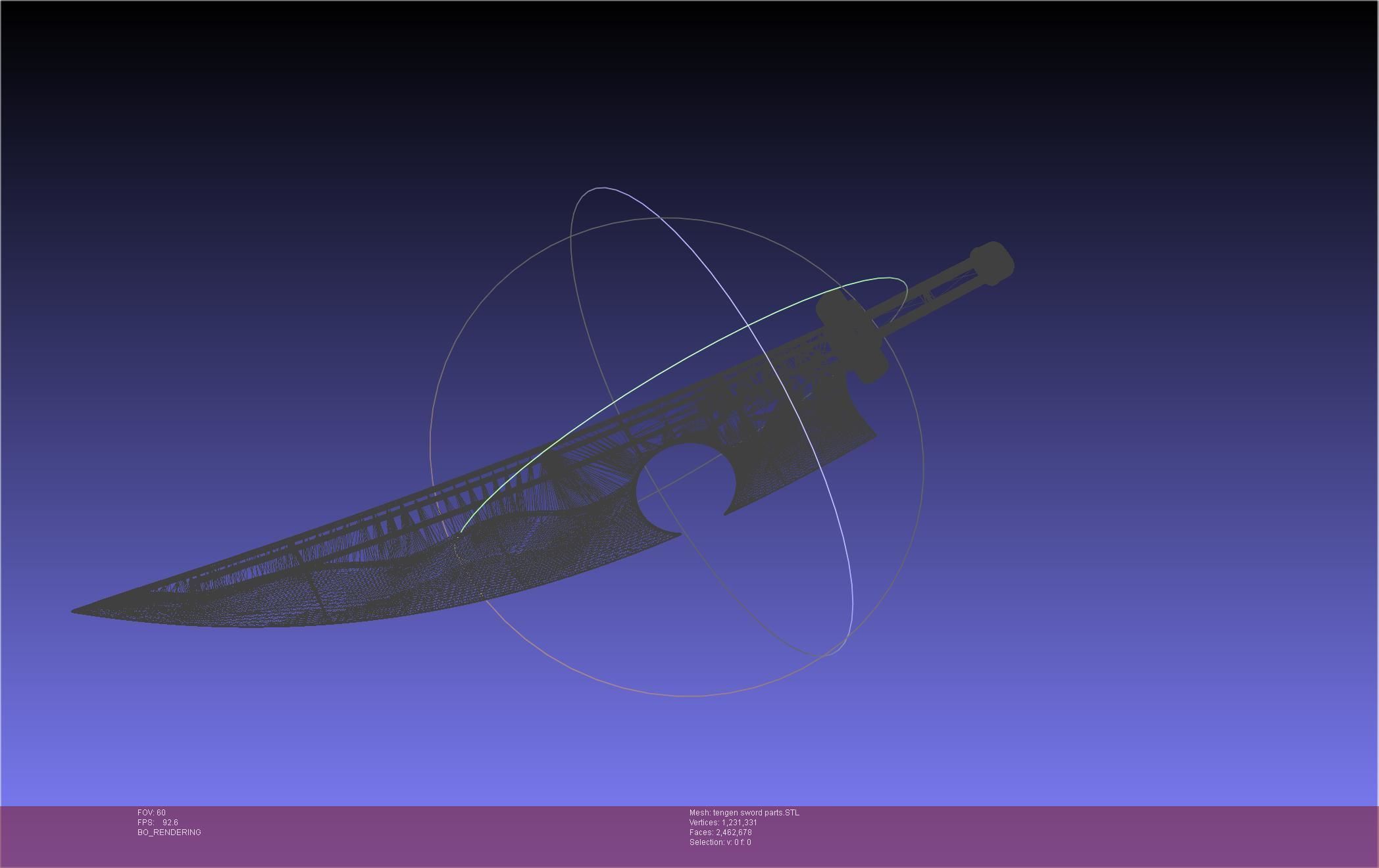 Demon Slayer Uzui Tengen Sword 3D print model_119