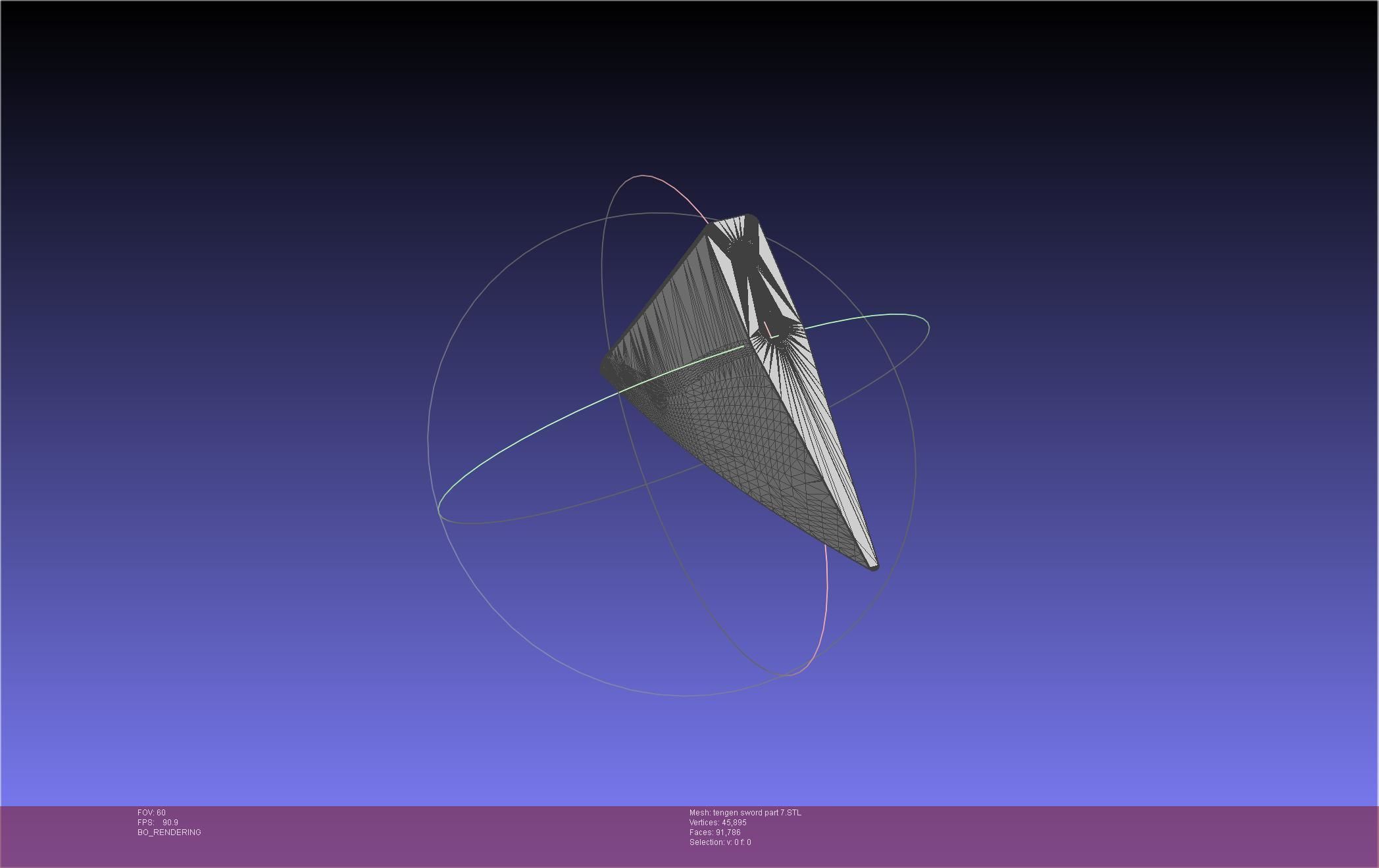 Demon Slayer Uzui Tengen Sword 3D print model_91