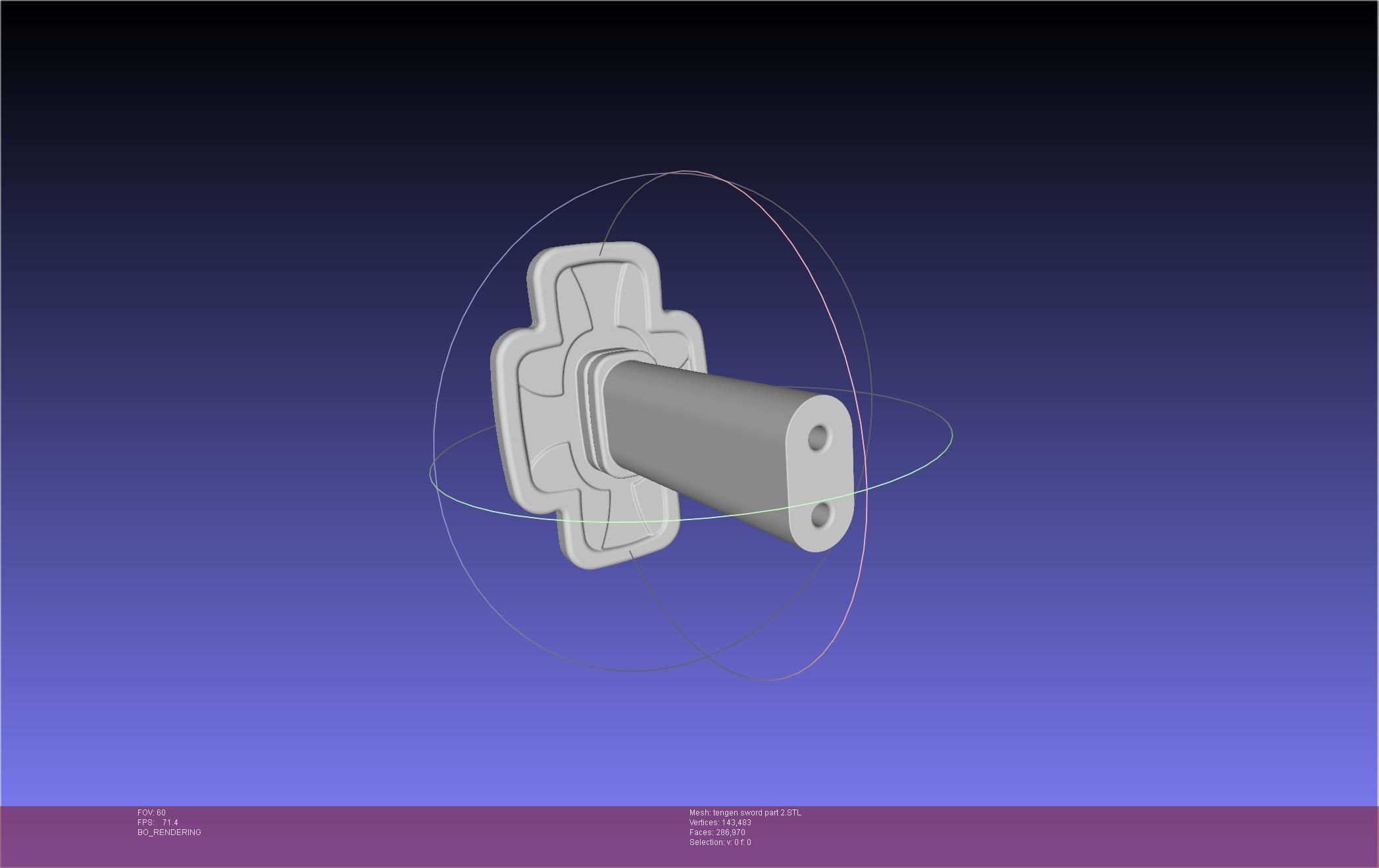 Demon Slayer Uzui Tengen Sword 3D print model_45