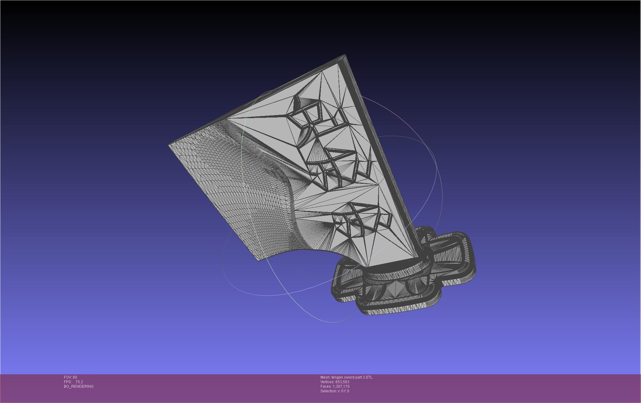 Demon Slayer Uzui Tengen Sword 3D print model_60