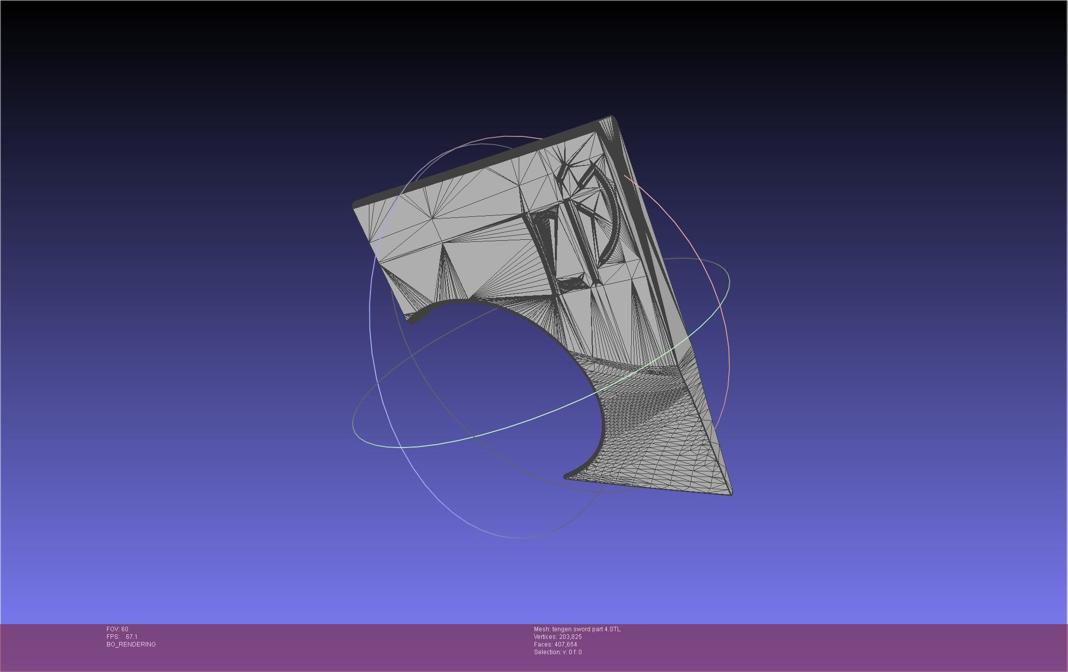 Demon Slayer Uzui Tengen Sword 3D print model_70