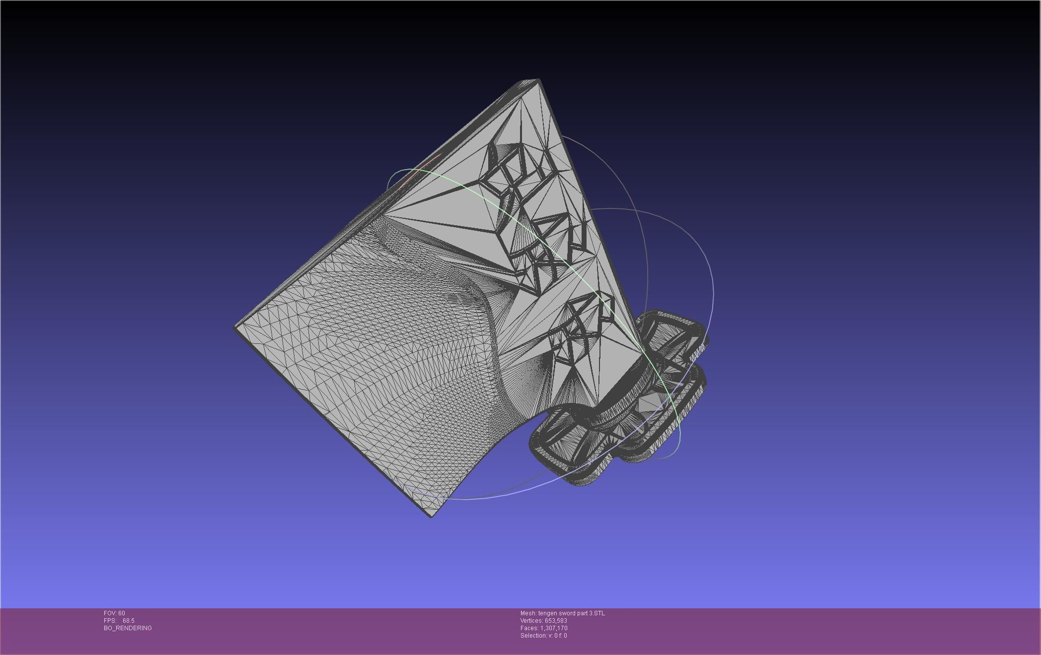 Demon Slayer Uzui Tengen Sword 3D print model_54