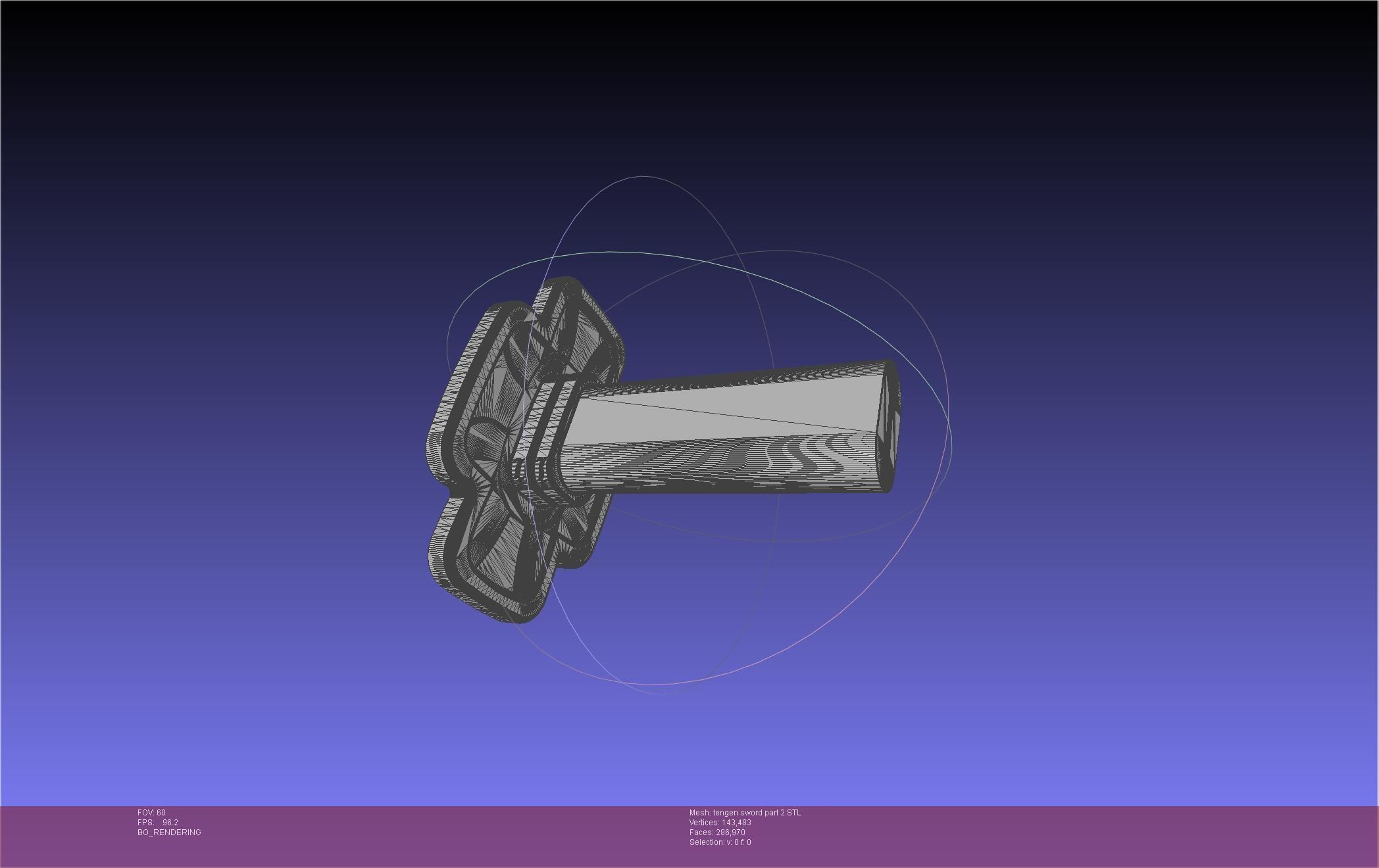 Demon Slayer Uzui Tengen Sword 3D print model_67