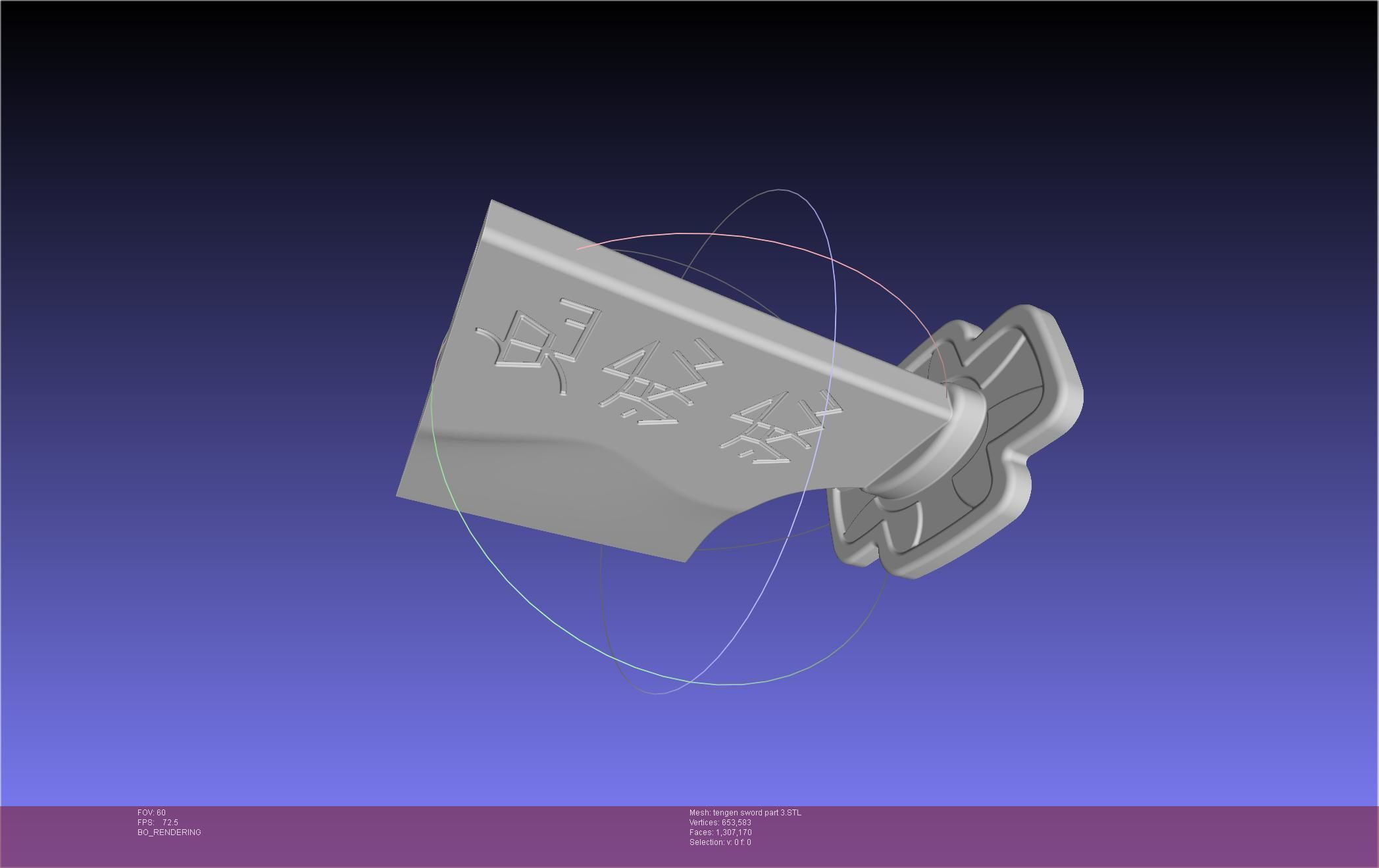 Demon Slayer Uzui Tengen Sword 3D print model_50