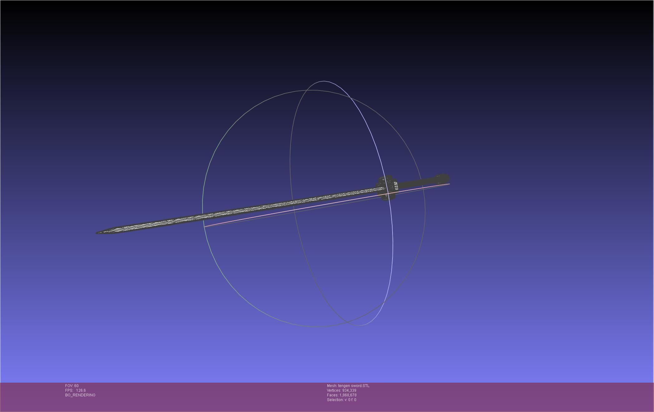 Demon Slayer Uzui Tengen Sword 3D print model_27