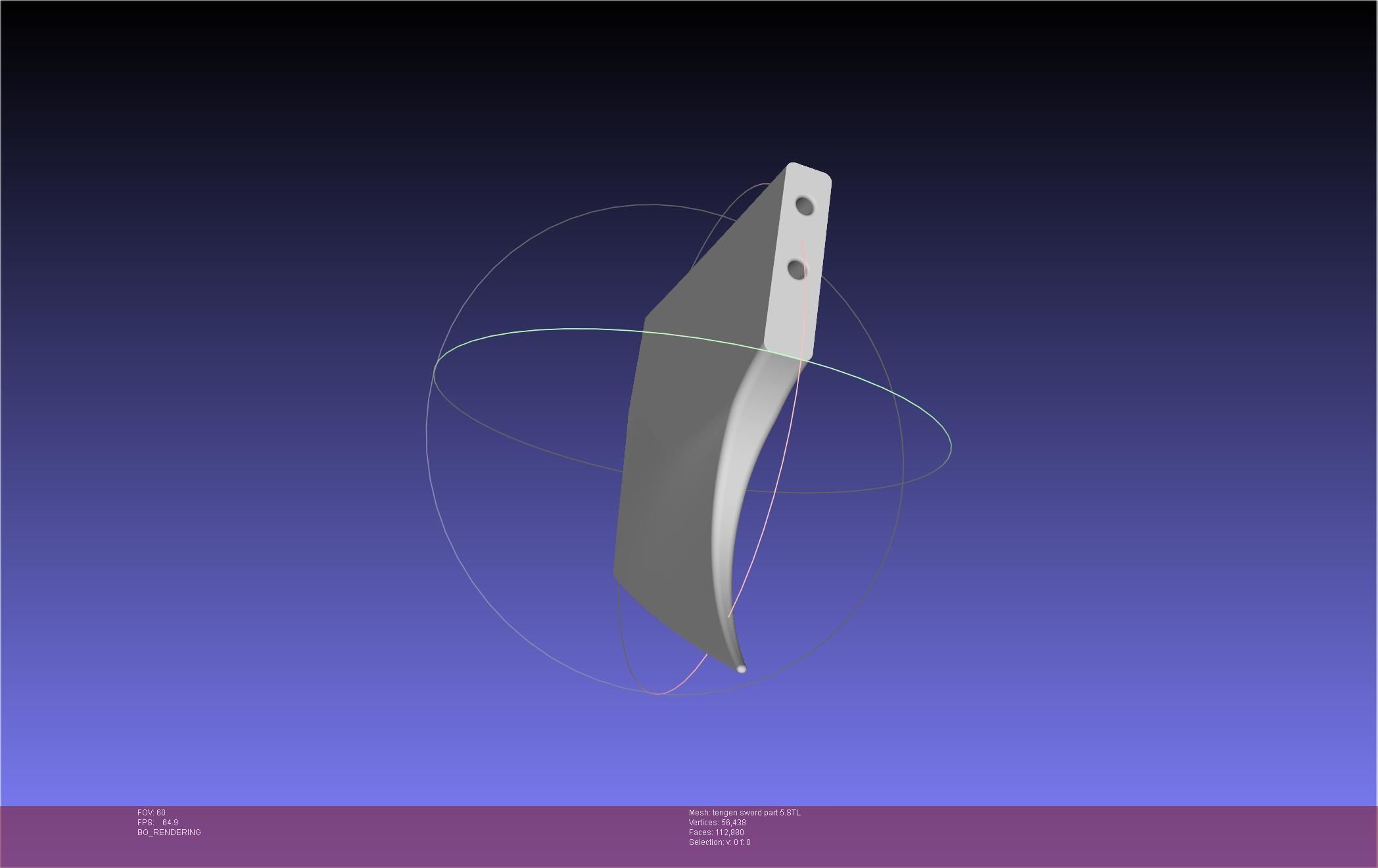 Demon Slayer Uzui Tengen Sword 3D print model_69