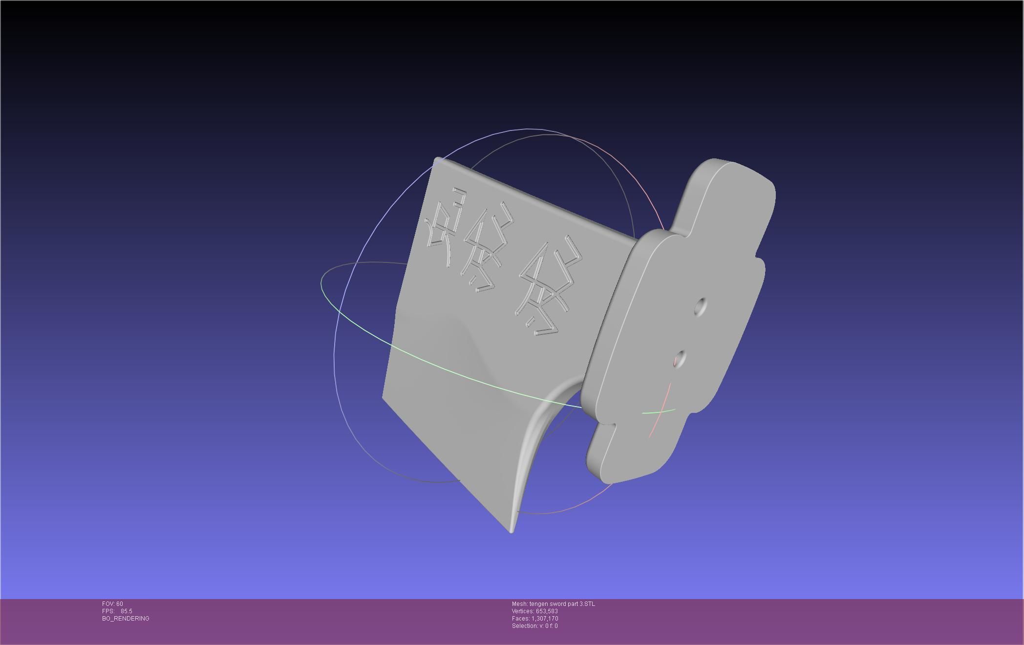 Demon Slayer Uzui Tengen Sword 3D print model_55