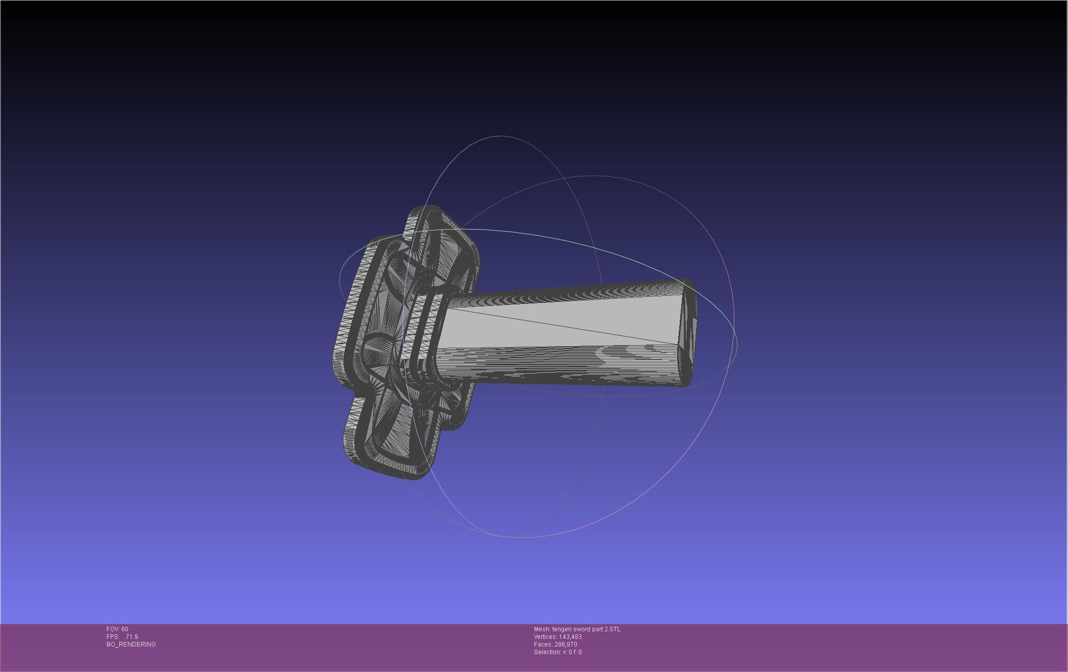 Demon Slayer Uzui Tengen Sword 3D print model_49