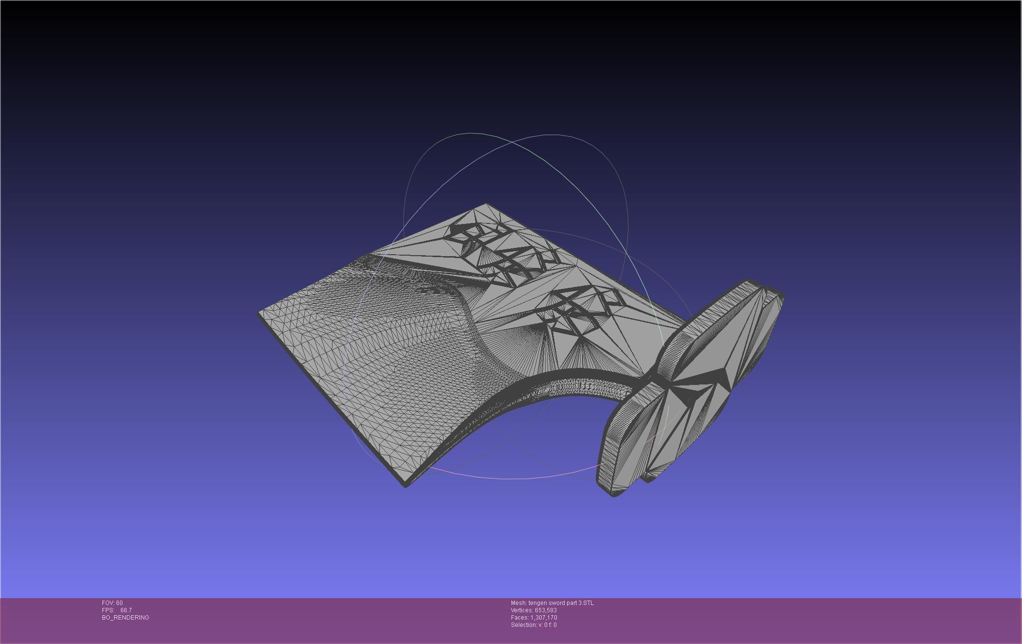 Demon Slayer Uzui Tengen Sword 3D print model_51