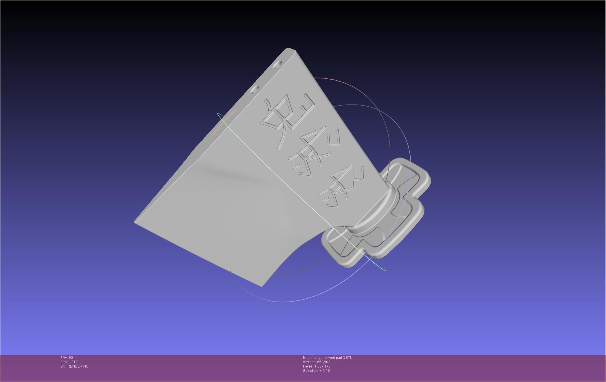 Demon Slayer Uzui Tengen Sword 3D print model_53