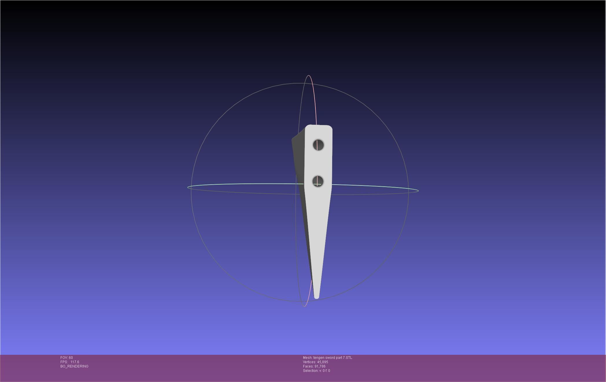 Demon Slayer Uzui Tengen Sword 3D print model_88