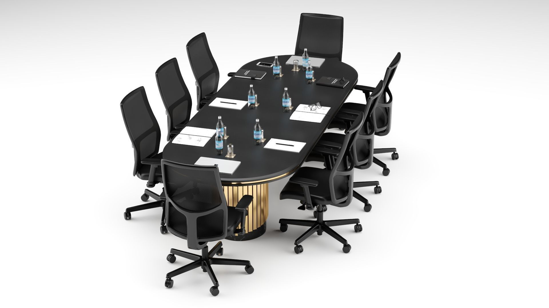 Conference Table 3D model_6