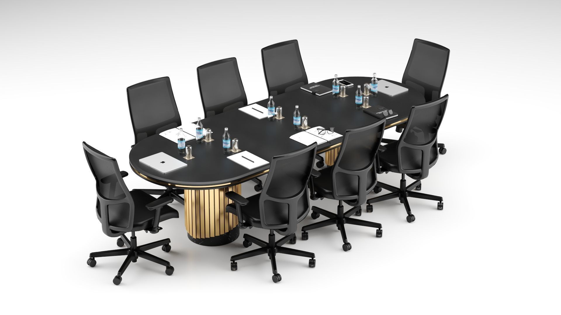 Conference Table 3D model_8