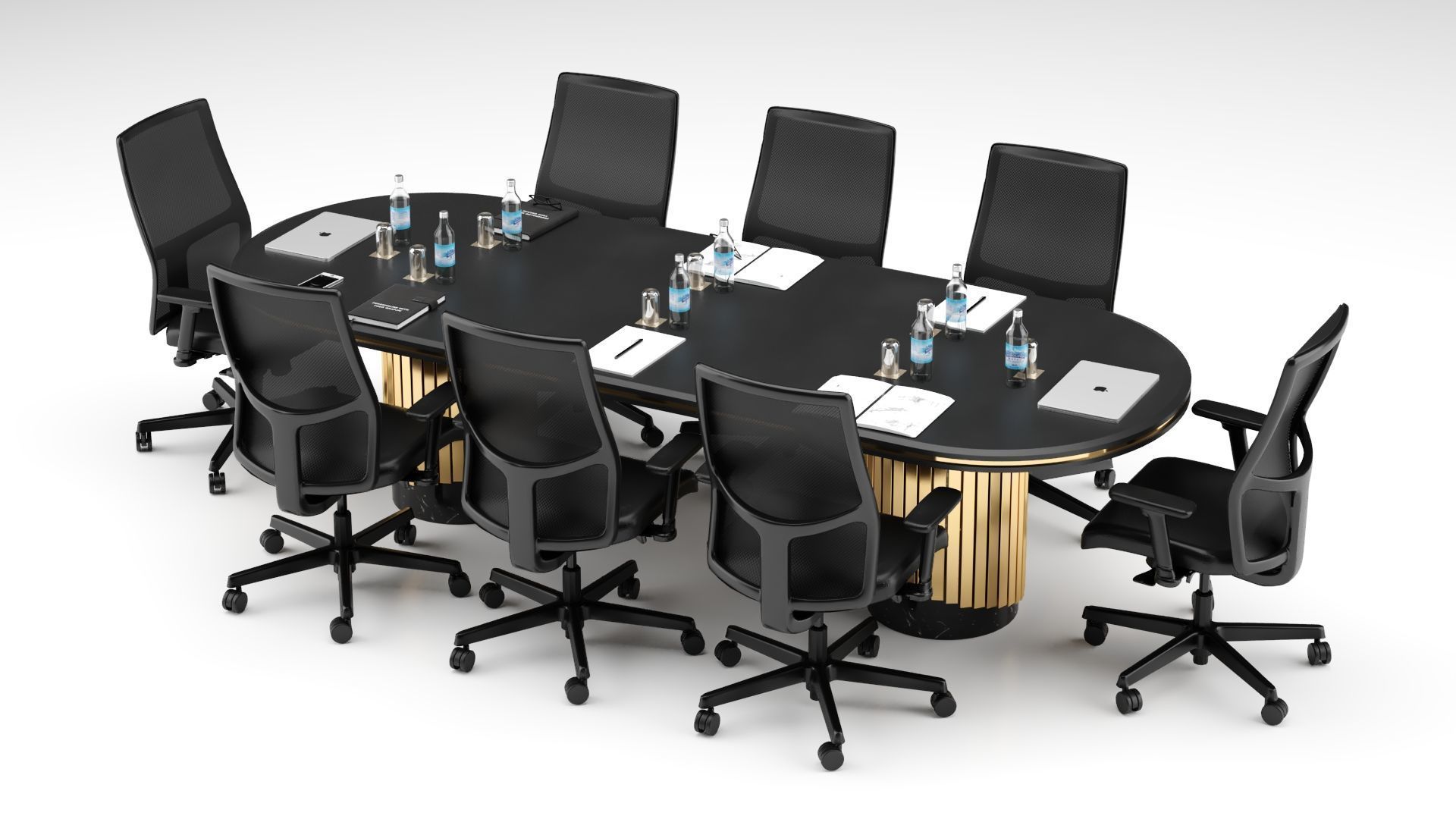 Conference Table 3D model_2
