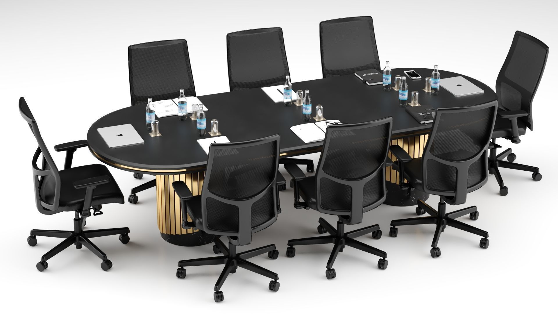 Conference Table 3D model_9