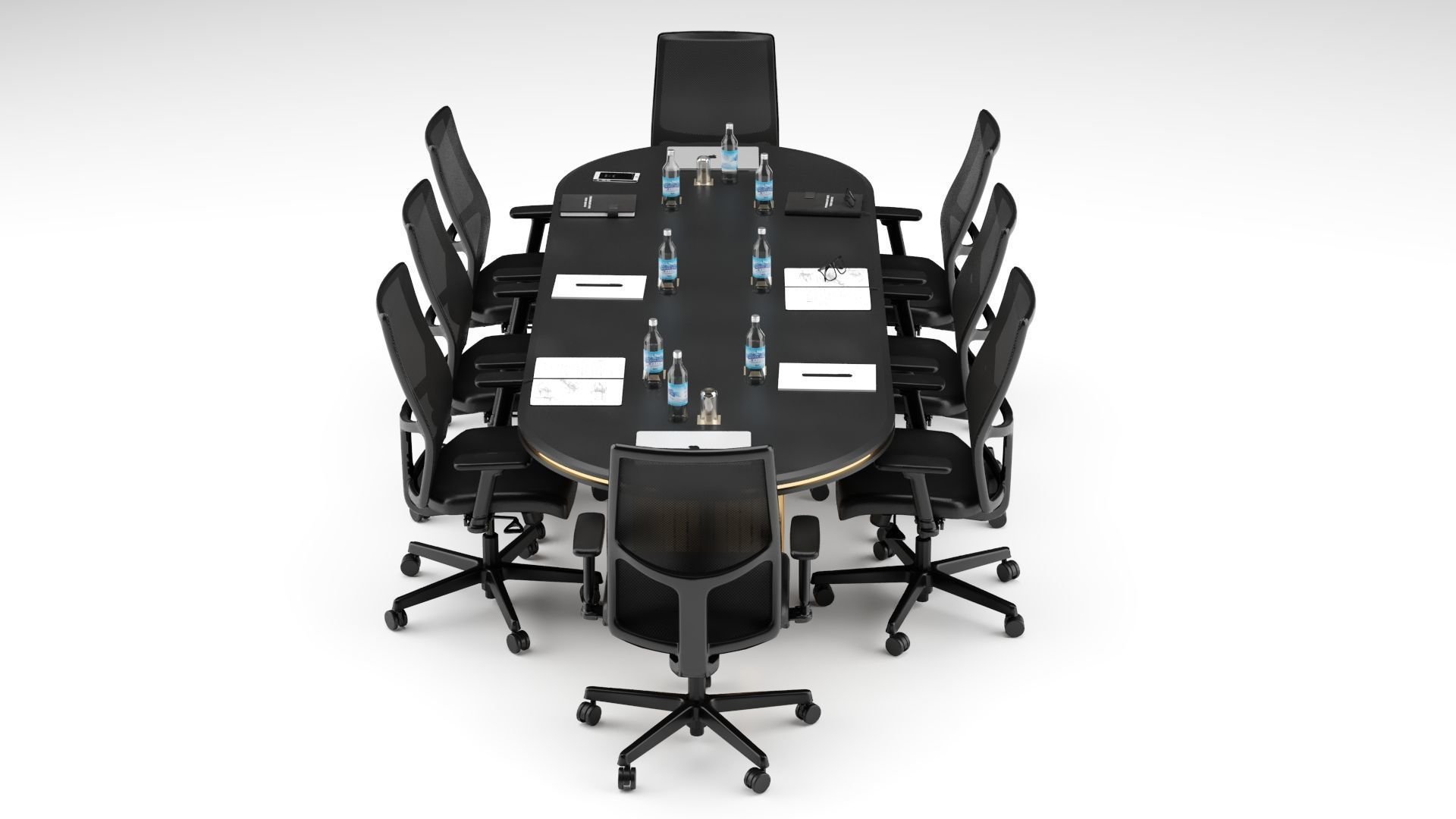 Conference Table 3D model_5