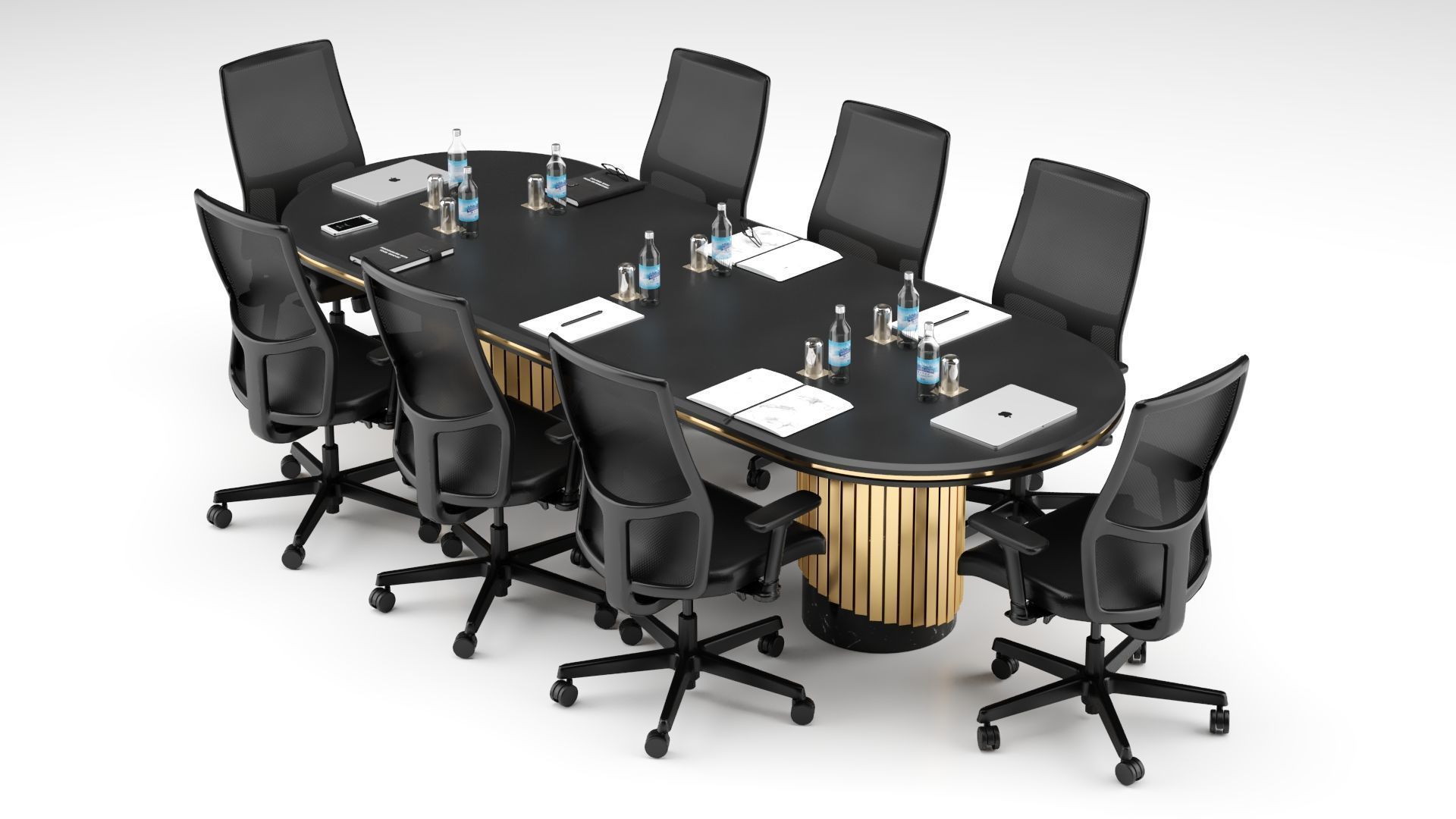 Conference Table 3D model_3