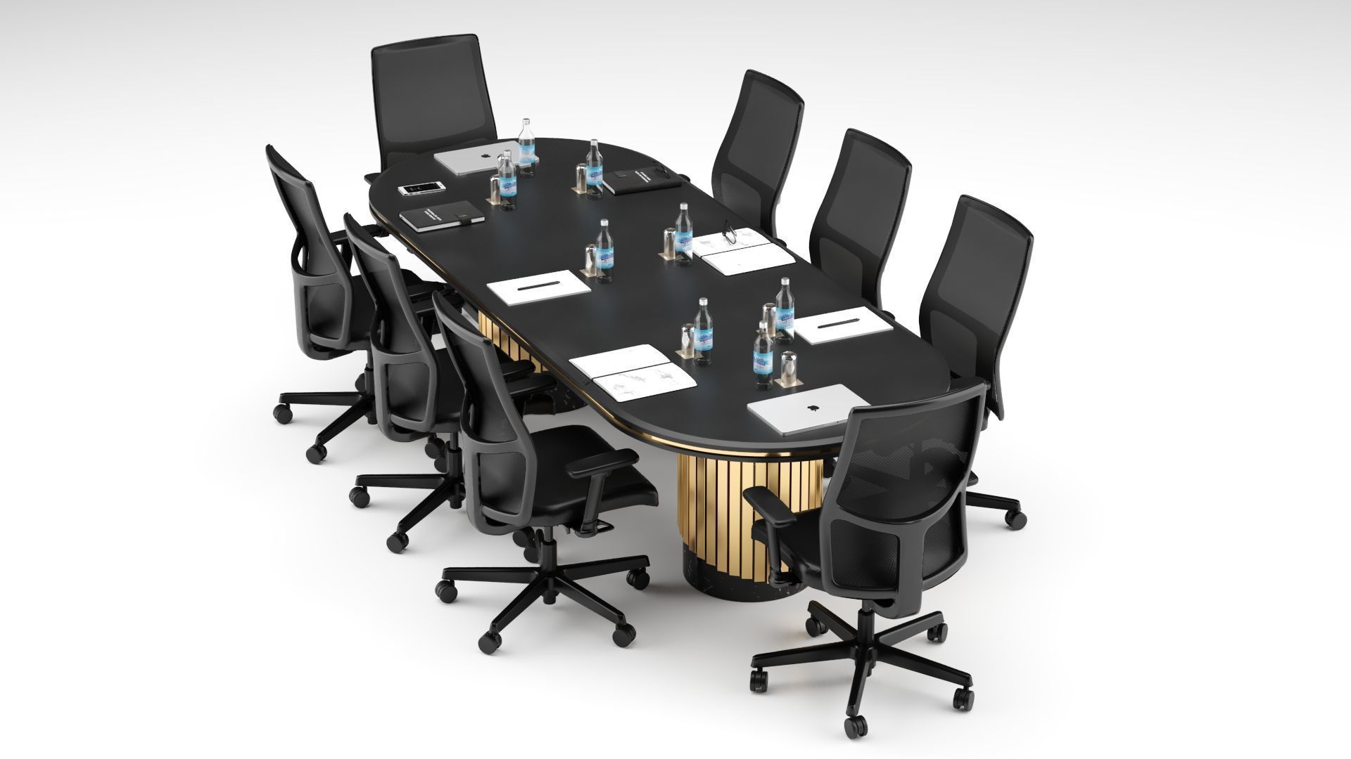 Conference Table 3D model_4