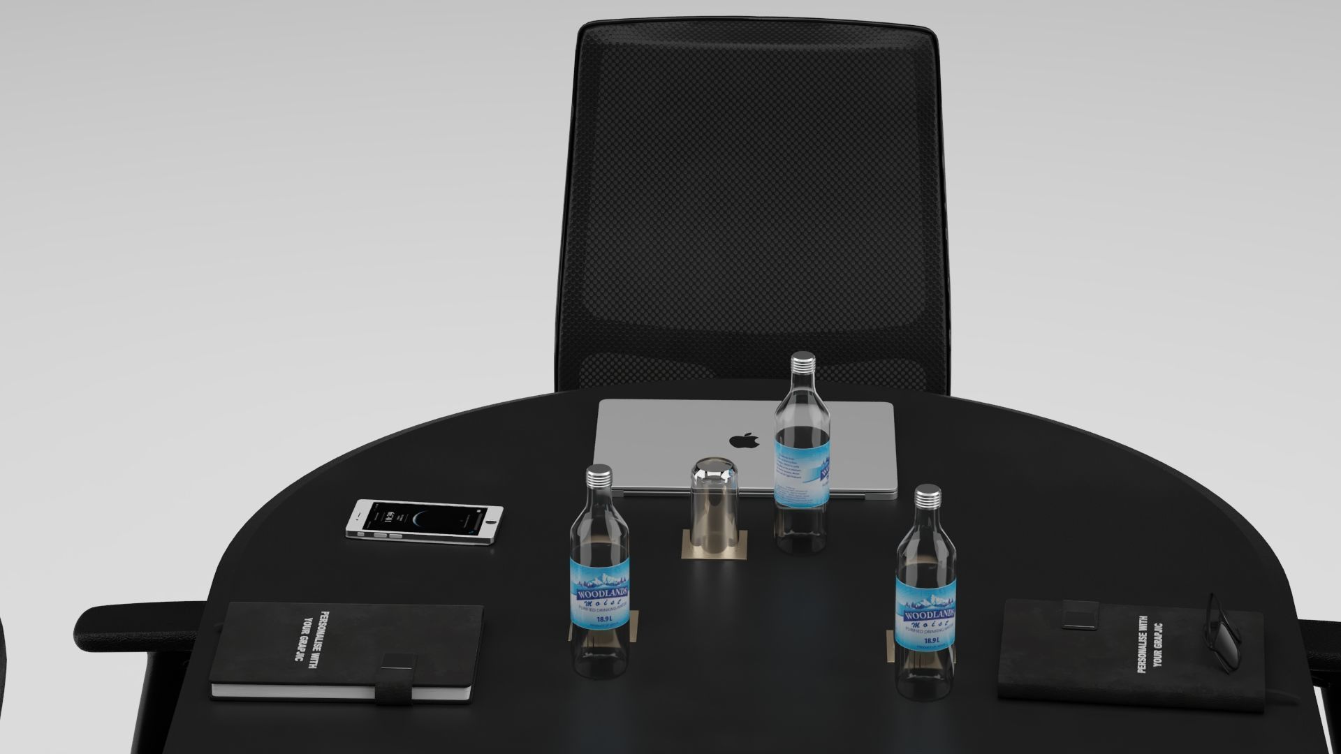 Conference Table 3D model_11