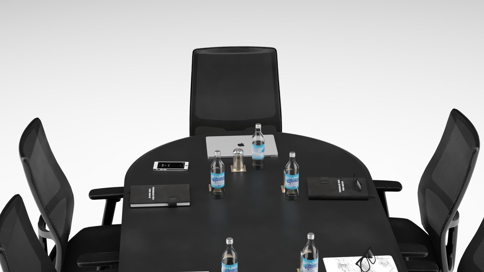 Conference Table 3D model_10