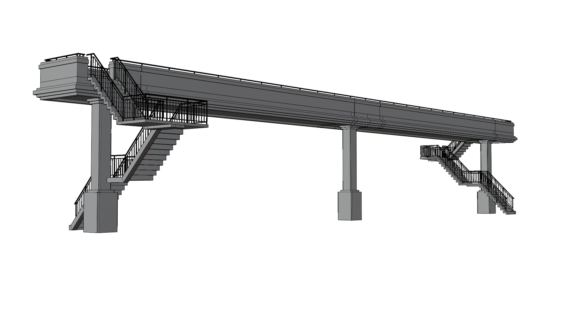 Thai Overpass 3D model_2