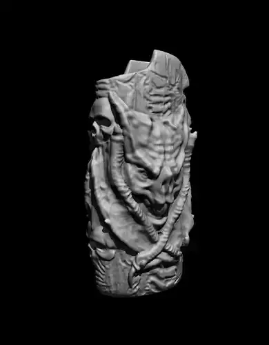 Dark Lighter Case - Personalized lighter cover 3D print model