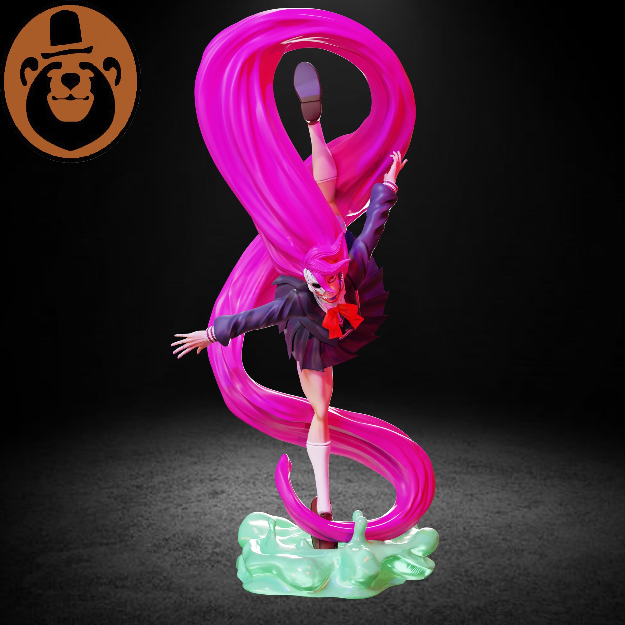 Aira Acrobatic Silky- Dandadan 3D print model_5