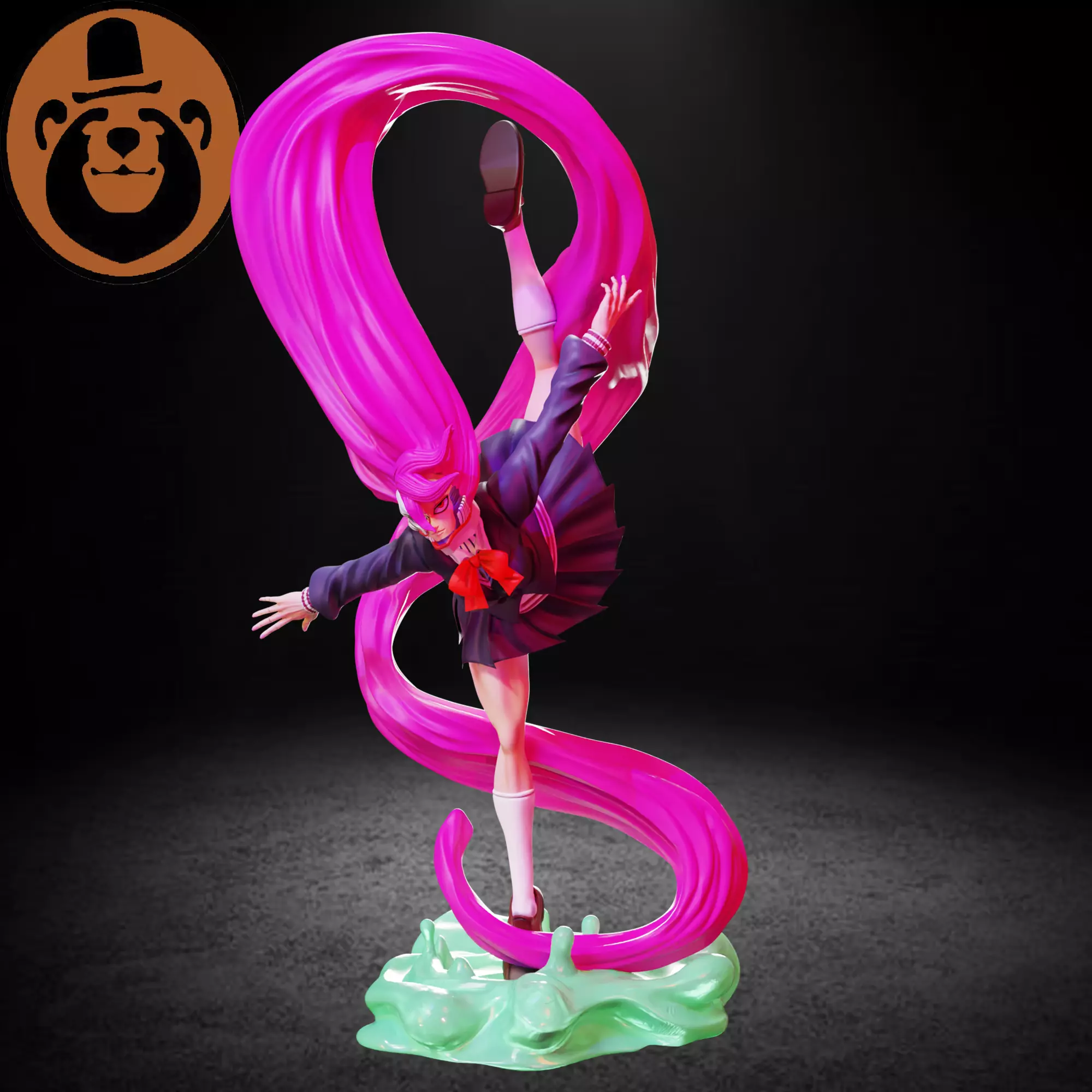 Aira Acrobatic Silky- Dandadan 3D print model_0