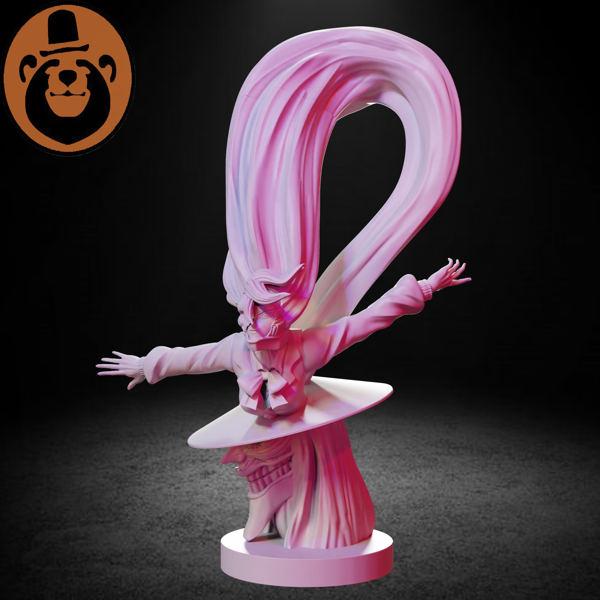 Aira Acrobatic Silky- Dandadan 3D print model_7