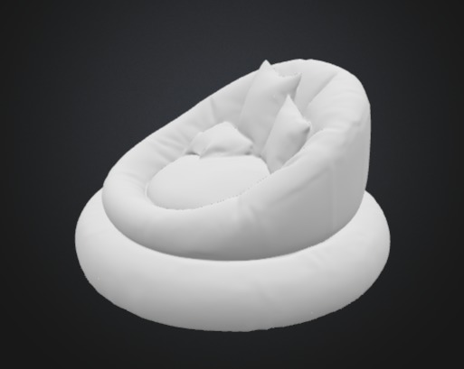 animal seat 3D print model_1