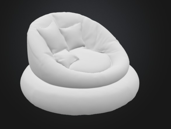 animal seat 3D print model_2