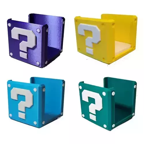 Mario Question Block Sticky Not Holder