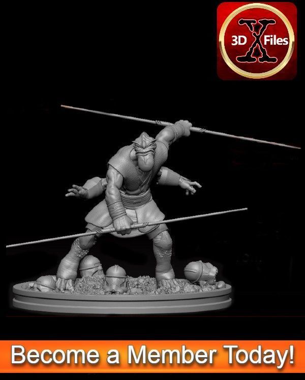 Star Wars Statue - Pong Krell - Jedi Master - Clone Wars 3D print model_2
