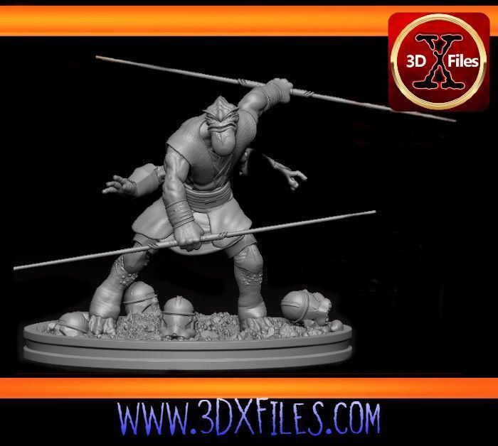 Star Wars Statue - Pong Krell - Jedi Master - Clone Wars 3D print model_3