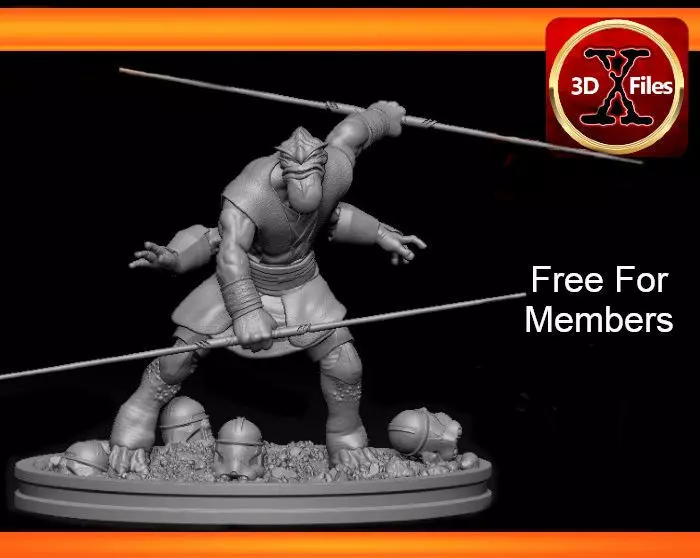 Star Wars Statue - Pong Krell - Jedi Master - Clone Wars 3D print model_0