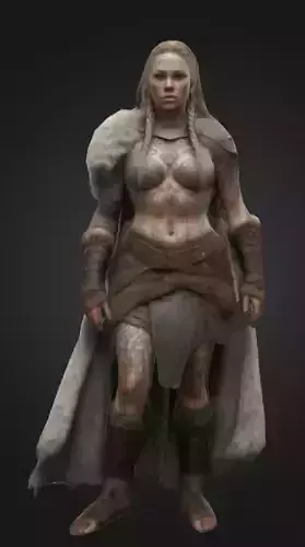 Viking Women 3D Model 