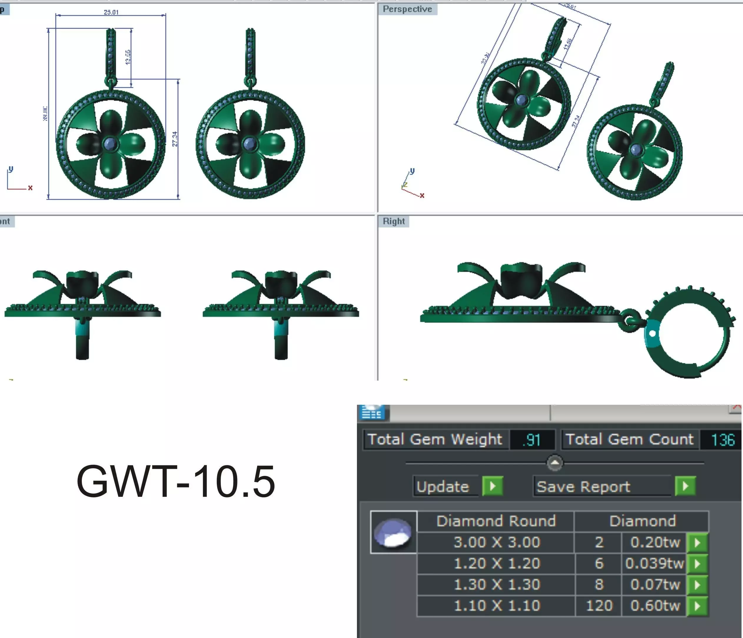 EZ ER-24T EARRING Free 3D print model
