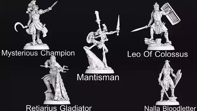 The Crimson San Arena part 3 3D Model Collection