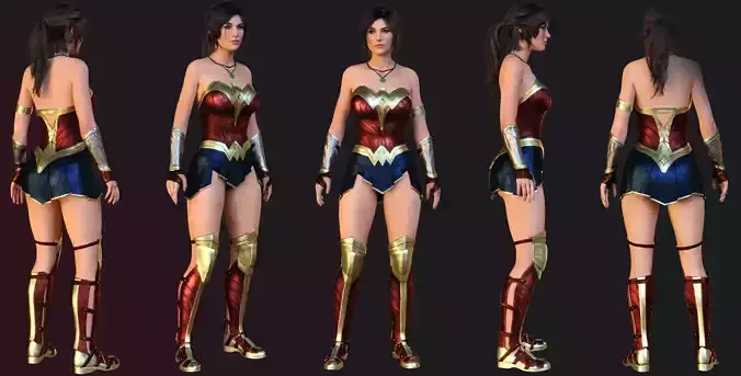 Wonder Woman 3D model
