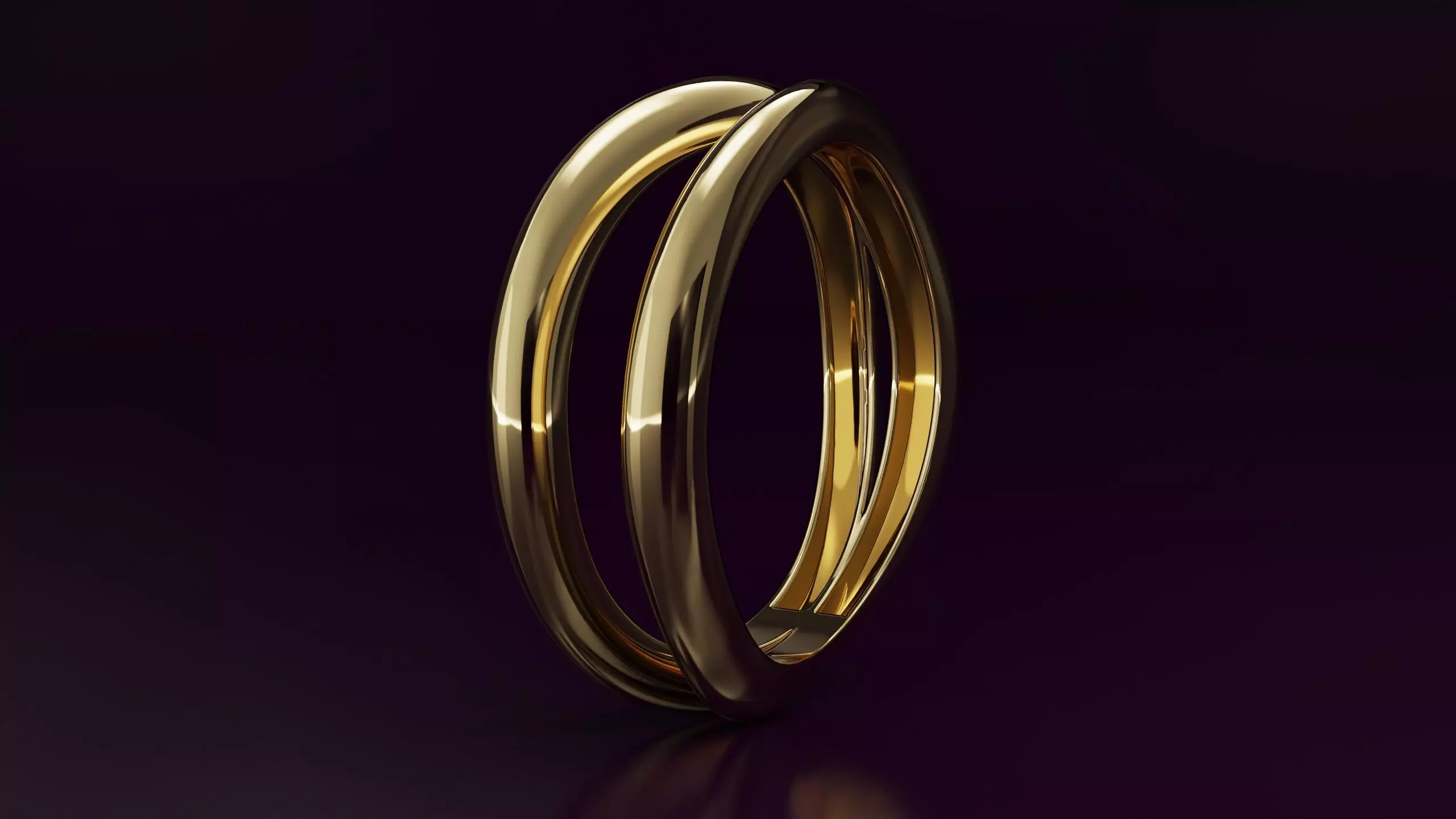 free form ring N22 3D print model