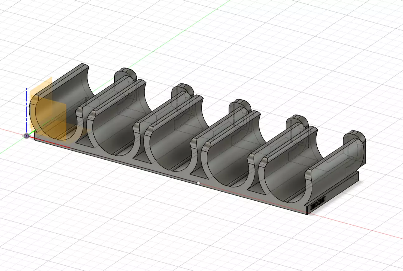 5-rounded shotgun shell holder for airsoft gun 3D print model_0