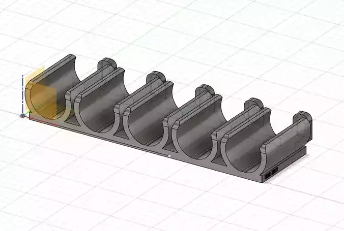 5-rounded shotgun shell holder for airsoft gun