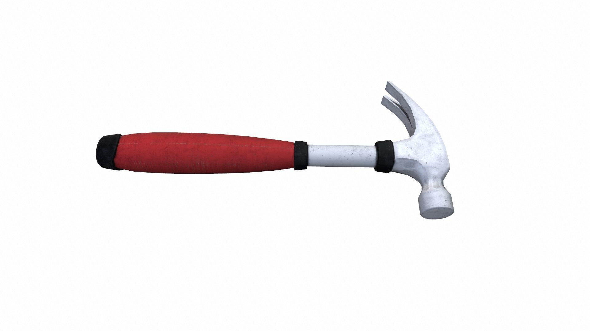 Claw Hammer Low-poly 3D model_3