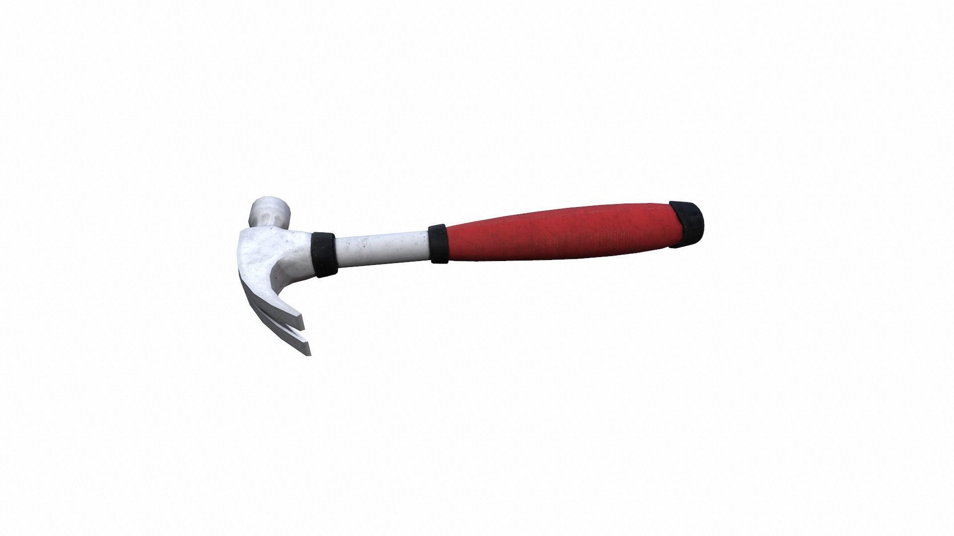 Claw Hammer Low-poly 3D model_6