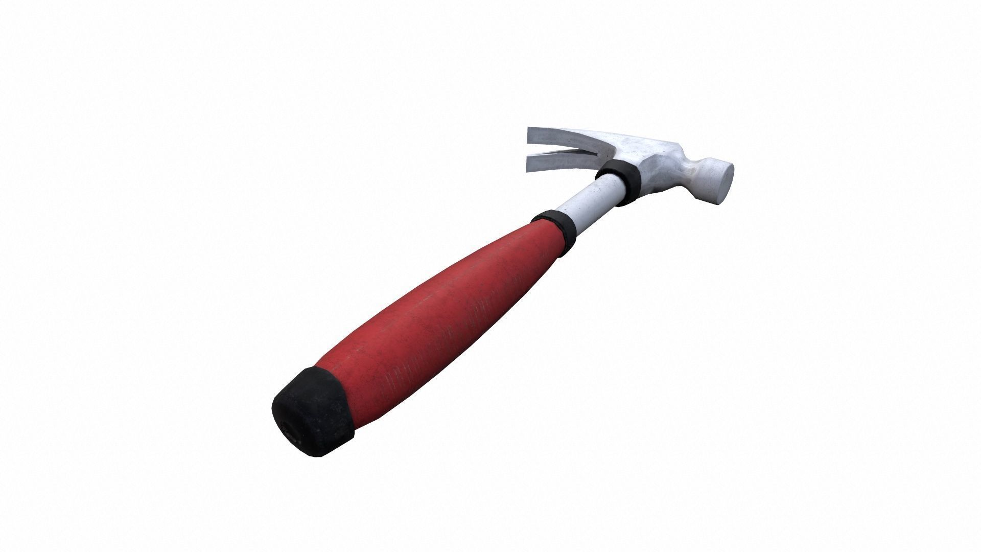 Claw Hammer Low-poly 3D model_4