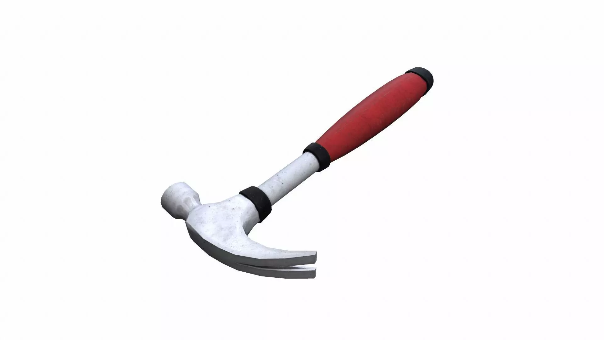Claw Hammer Low-poly 3D model_0