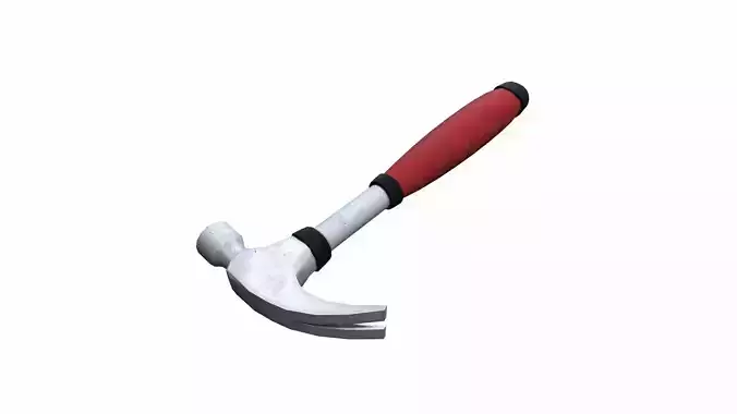 Claw Hammer Low-poly 3D model