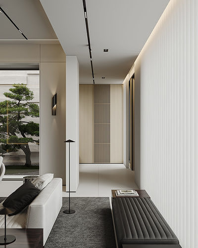 apartment interior scenes    3D model 5