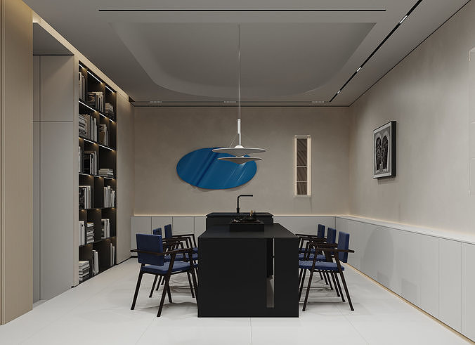 apartment interior scenes    3D model 6